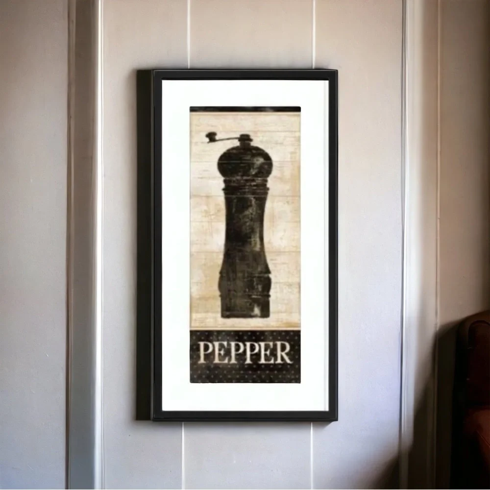 Framed Pepper Print by Daphne Brissonnet
